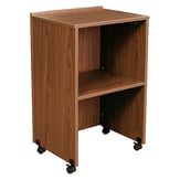 A/V Cart/Lectern Base, Medium Oak - P.O.P.